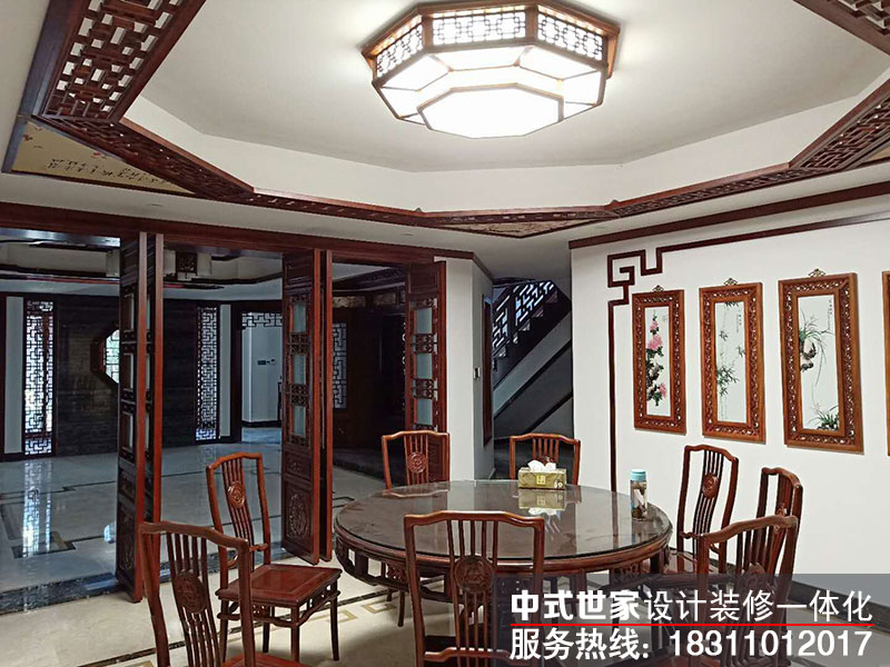 唐山中式家装柱子到底如何设计,家庭装修中式里要注意哪些问题