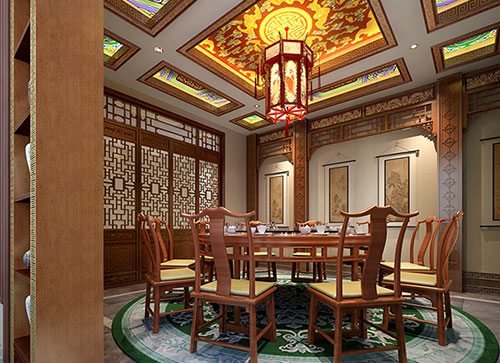 唐山中式古典风格家居装修设计效果图