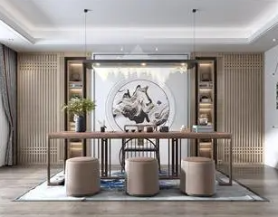 唐山新中式风格茶室如何规划设计